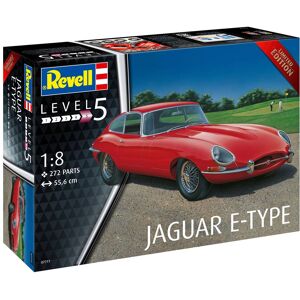 Revell Jaguar E-type 1:8 - Modelbil Byggesæt - Biler / Motorcykler Modelbyggesæt