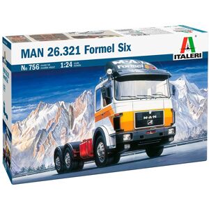 Italeri Man 23.321 Formel Six Lastbil - 1:24 Lastbiler Og Trailere Modelbyggesæt