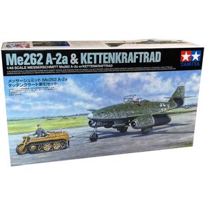 Tamiya Messerschmitt Me262 A-2a&Kettekraftrad - 1:48 Byggesæt - Fly Modelbyggesæt