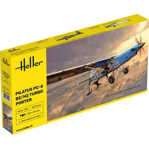 Heller Pilatus Pc-6 B2/h2 Turbo Porter - 1:48 Byggesæt - Fly Modelbyggesæt