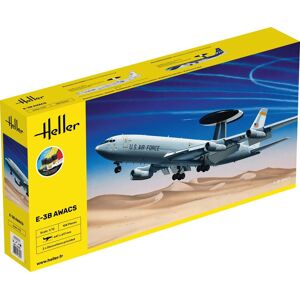 Heller E-3b Awacs Overvågningsfly Start Kit - 1:72 Byggesæt - Fly Modelbyggesæt