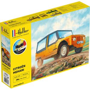 Heller Citroën Mehari 1968 1:24 - Start Kit Byggesæt - Biler / Motorcykler Modelbyggesæt