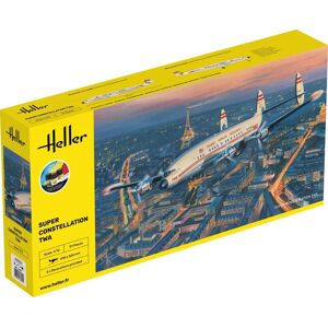 Heller Super Constellation Twa Start Kit - 1:72 Byggesæt - Fly Modelbyggesæt