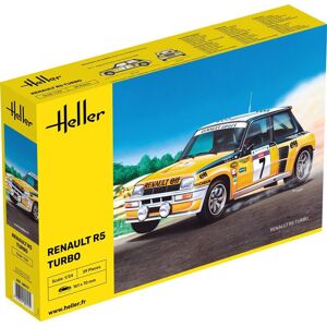 Heller Renault R5 Turbo - 1:24 Byggesæt - Biler / Motorcykler Modelbyggesæt