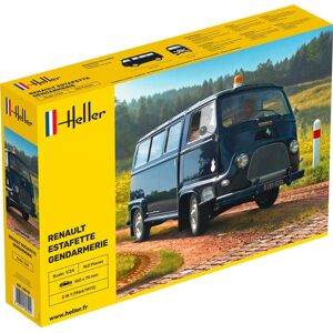 Heller Renault Estafette Gendarmerie - 1:24 Byggesæt - Biler / Motorcykler Modelbyggesæt