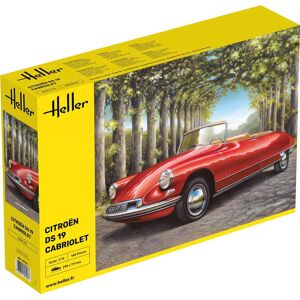 Heller Citroën Ds 19 Cabriolet Modelbil - 1:16 Byggesæt - Biler / Motorcykler Modelbyggesæt