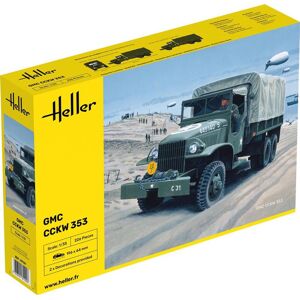 Heller Gmc Cckw 353 Us-truck Modelbil - 1:35 Militær Køretøjer Modelbyggesæt