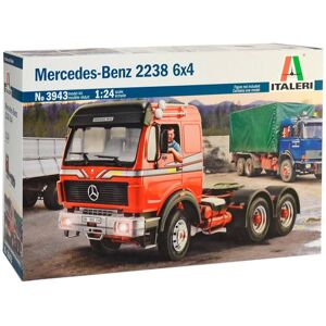 Italeri Mercedes 2238 6x4 - 1:24 Lastbiler Og Trailere Modelbyggesæt