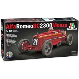 Italeri Alfa Romeo 8c 2300 Monza - 1:12 Byggesæt - Biler / Motorcykler Modelbyggesæt