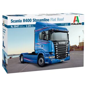 Italeri Scania R400 Stramline Flat Roof - 1:24 Lastbiler Og Trailere Modelbyggesæt