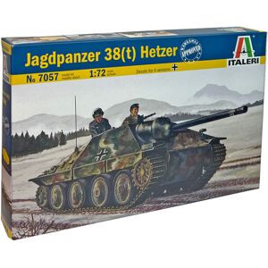 Italeri Tysk Jagdpanzer 38 T Hetzer - 1:72 Militær Køretøjer Modelbyggesæt