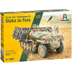 Italeri Sd. Kfz. 251/1 Wurfrahmen Stuka Zu Fuss Militær Køretøjer Modelbyggesæt