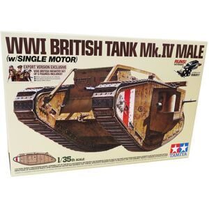 Tamiya Wwi British Tank Mk.Iv Male Modelkampvogn Militær Køretøjer Modelbyggesæt