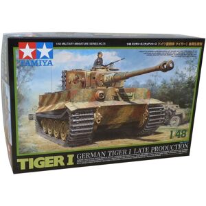 Tamiya German Heavy Tank Tiger I - Modelkampvogn Militær Køretøjer Modelbyggesæt