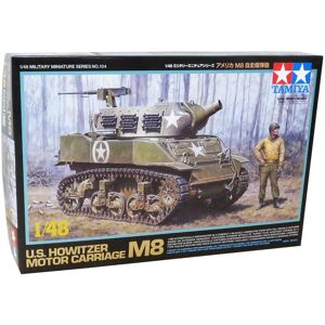 Tamiya Us Howitzer Motor Carriage M8 - Modelkampvogn Militær Køretøjer Modelbyggesæt