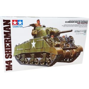 Tamiya M4 Sherman - Modelkampvogn Militær Køretøjer Modelbyggesæt