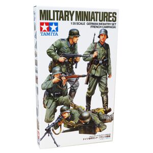 Tamiya German Infantry French Campaign Modelfigurer Soldater Modelbyggesæt