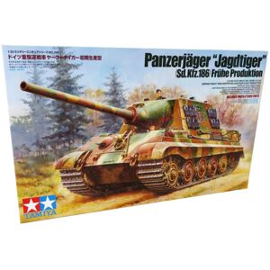 Tamiya German Heavy Tank Destroyer Jagdtiger Modelkampvogn Militær Køretøjer Modelbyggesæt