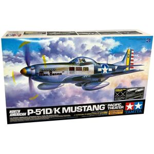 Tamiya Wwii North American P-51d/k Mustang Modelfly Byggesæt - Fly Modelbyggesæt