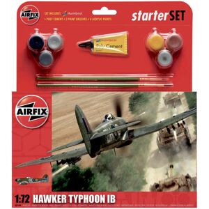 Airfix Hawker Typhoon 1b 1:72 Komplet Sæt Byggesæt - Fly Modelbyggesæt