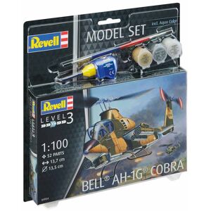 Legbilligt.dk Revell Bell Ah-16 Cobra Helikopter 1:100 Kompletsæt Byggesæt - Fly Modelbyggesæt