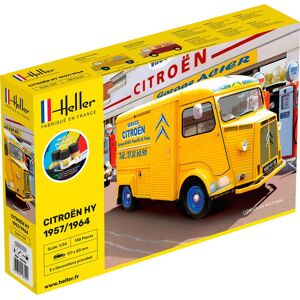 Heller Citroën Hy Van 1964 Start Kit - 1:24 Byggesæt - Biler / Motorcykler Modelbyggesæt