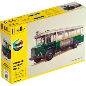 Heller Autobus Parisian Tn6 C2 - Start Kit - 1:24 Byggesæt - Biler / Motorcykler Modelbyggesæt