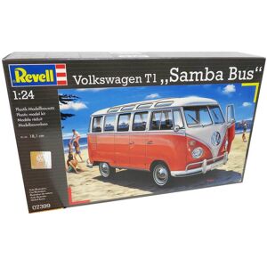 Revell Volkswagen T1 Samba Bus - 1:24 Byggesæt - Biler / Motorcykler Modelbyggesæt