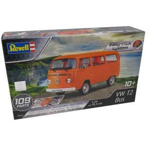 Revell Vw T2 Bus Easy Click - 1:24 Byggesæt - Biler / Motorcykler Modelbyggesæt