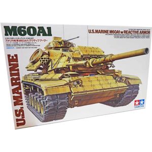 Tamiya Us Marine M60a1 - Reactive Armor Kampvogn Militær Køretøjer Modelbyggesæt