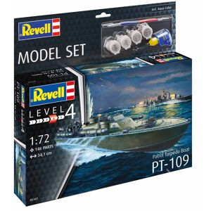 Revell Us Torpedobåd Pt-109 - Med Lim Og Maling Byggesæt - Skibe Modelbyggesæt