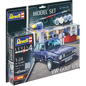 Revell Rewell Vw Golf Gti Builders Choice - Med Lim Og Maling Byggesæt - Biler / Motorcykler Modelbyggesæt