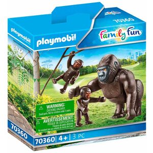 Playmobil Gorilla Med Babyer  Family Fun