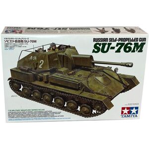 Tamiya Russian Self-propelled Gun Su-76m Modelkampvogn Militær Køretøjer Modelbyggesæt