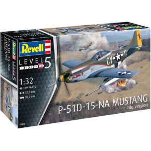 Revell P-51d Mustang (Late Version) Modelfly Byggesæt - Fly Modelbyggesæt