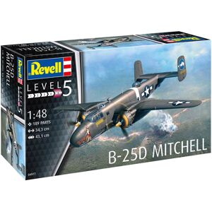 Revell B-25d Mitchell Modelfly Byggesæt - Fly Modelbyggesæt