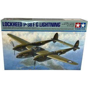 Tamiya Lockheed P-38 F/g Lightning Modelfly Byggesæt - Fly Modelbyggesæt