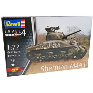 Revell Sherman M4a1 Kampvogn Militær Køretøjer Modelbyggesæt