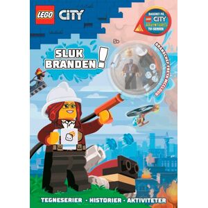 City Aktivitetsbog M/ Lego Figur Malebøger&Tegneblokke