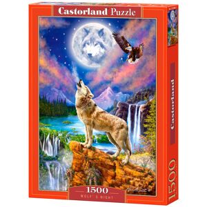 Castorland Puslespil - Wolf's Night - 1500 Brikker Blandet Puslespil