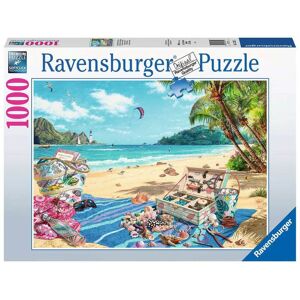 Ravensburger 1000 Brikker - Strand Med Muslingeskaller Blandet Puslespil