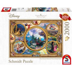 Schmidt Puslespil 2000 Brikker - Disney Drømme Blandet Puslespil