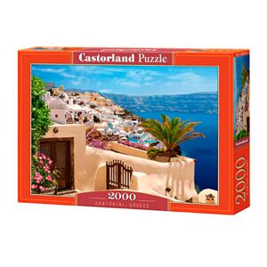 Castorland Puslespil - Santorini - 2000 Brikker Blandet Puslespil