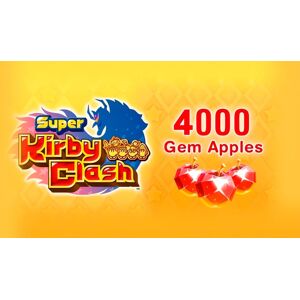 Nintendo Eshop Super Kirby Clash 4000 Gem Apples Switch