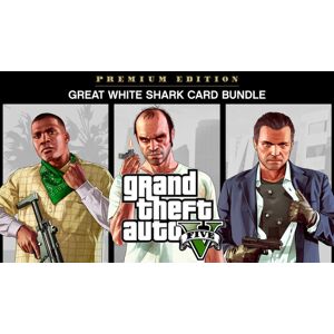 Rockstar Grand Theft Auto V: Premium Edition & Great White Shark Card Bundle