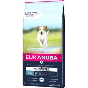 12kg Adult Grain Free Adult Small / Medium Laks Eukanuba hundefoder