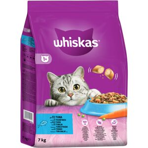 7kg Whiskas 1+ Adult, Tun - Kattefoder