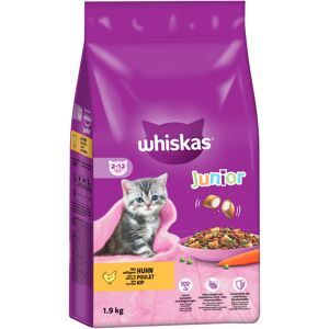 2x1,9 kg Junior Kylling Whiskas