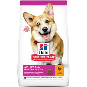 Hill's Science Plan Adult 1-6 Small & Mini, Kylling hundefoder - 2 x 6 kg