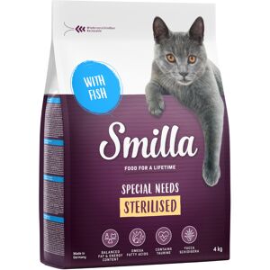 4kg Smilla Adult Sterilised Fisk tørfoder til katte